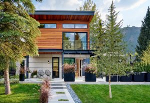 Red Brick Residence Exterior Landscape