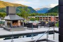 Aspen Penthouse Terrace Rooftop Pool and fire
