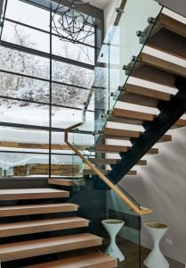 McLain Flats Modern Stairs