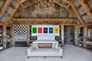 Red Mountain Rustic Mountain Residence Master Bedroom