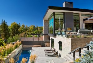 Mountain View Aspen Modern Pool side