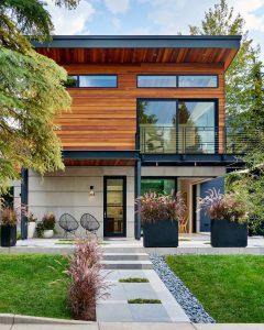Red Brick Residence Exterior Landscape