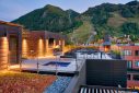 Aspen Penthouse Terrace Rooftop Hot Tub with Aspen View