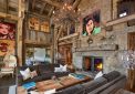Red Mountain Rustic Mountain Residence Living Room