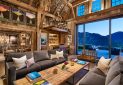 Red Mountain Rustic Mountain Residence livingroom