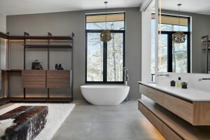 Snowmass Contemporary Mater Bathroom