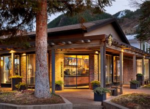 Aspen Starbucks Dusk Exterior