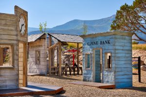 Colorado Community Park Battlement Mesa Playground, Western Town