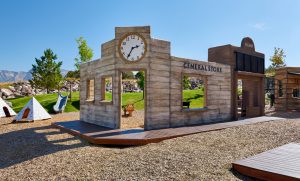 Colorado Community Park Battlement Mesa Playground, Western Town