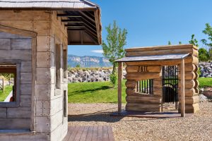 Colorado Community Park Battlement Mesa Playground, Western Town