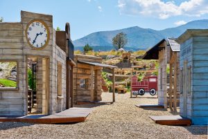 Colorado Community Park Battlement Mesa Playground, Western Town
