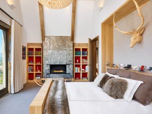 Red Mountain Rustic Mountain Residence Guest Master Bedroom