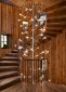 Red Mountain Rustic Mountain Residence Stairs