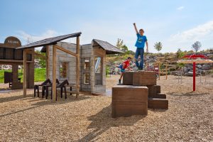 Colorado Community Park Battlement Mesa Playground, Western Town