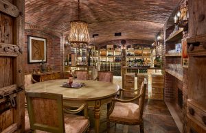 Red Mountain Rustic Mountain Residence Wine Room