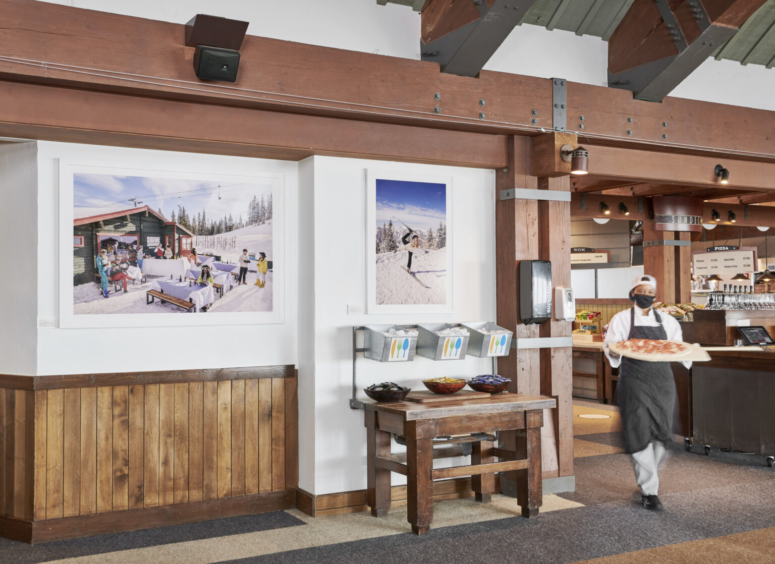 Aspen Sundeck photo exhibit of Gray Malin Photography.