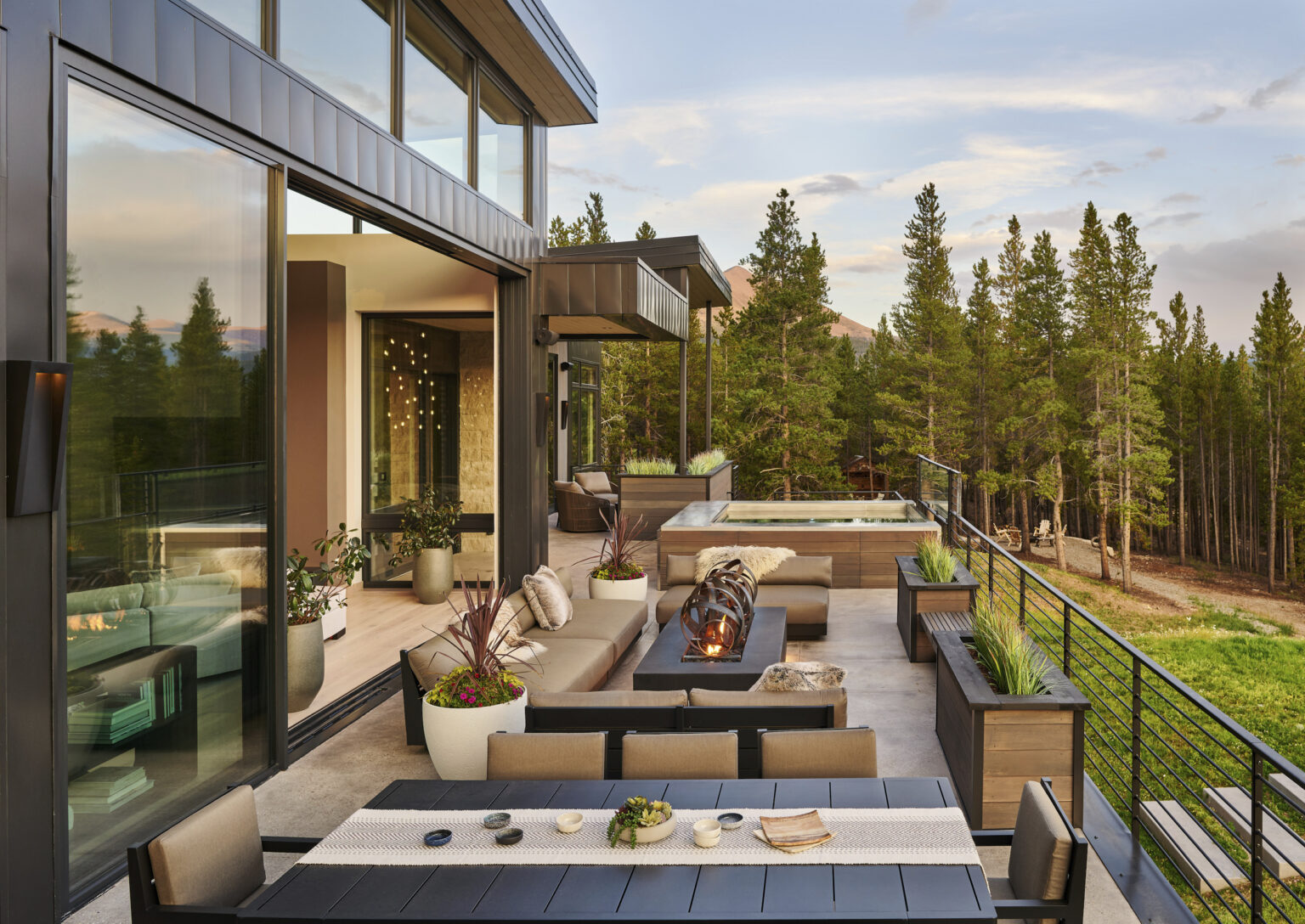 Colorado Homes &amp; Lifestyles Magazine Home of the Year, photographed by Dallas + Harris, showcases a luxury Breckenridge residence. Archtecture by KA Design.