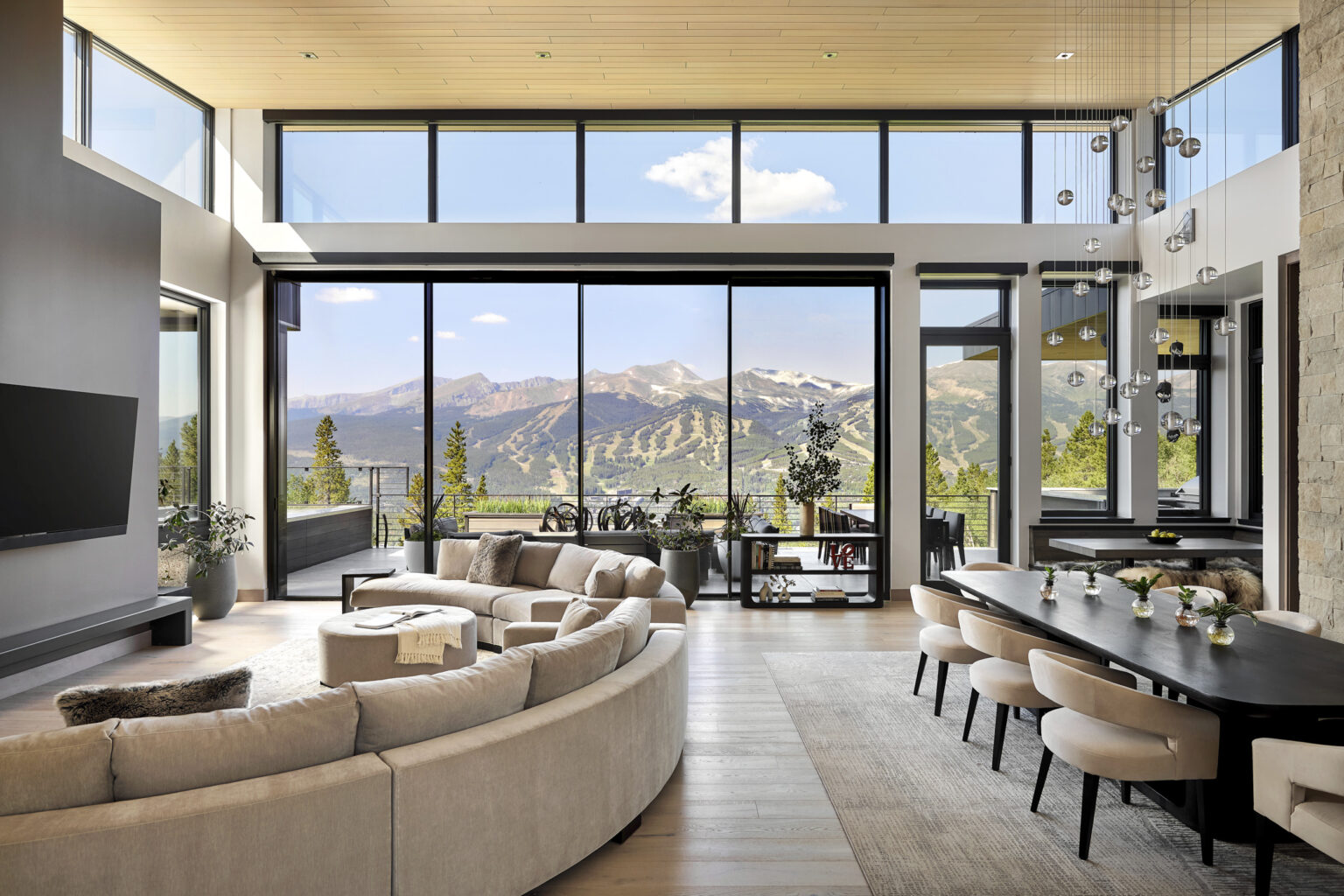 Colorado Homes &amp; Lifestyles Magazine Home of the Year, photographed by Dallas + Harris, showcases a luxury Breckenridge residence. Archtecture by KA Design.