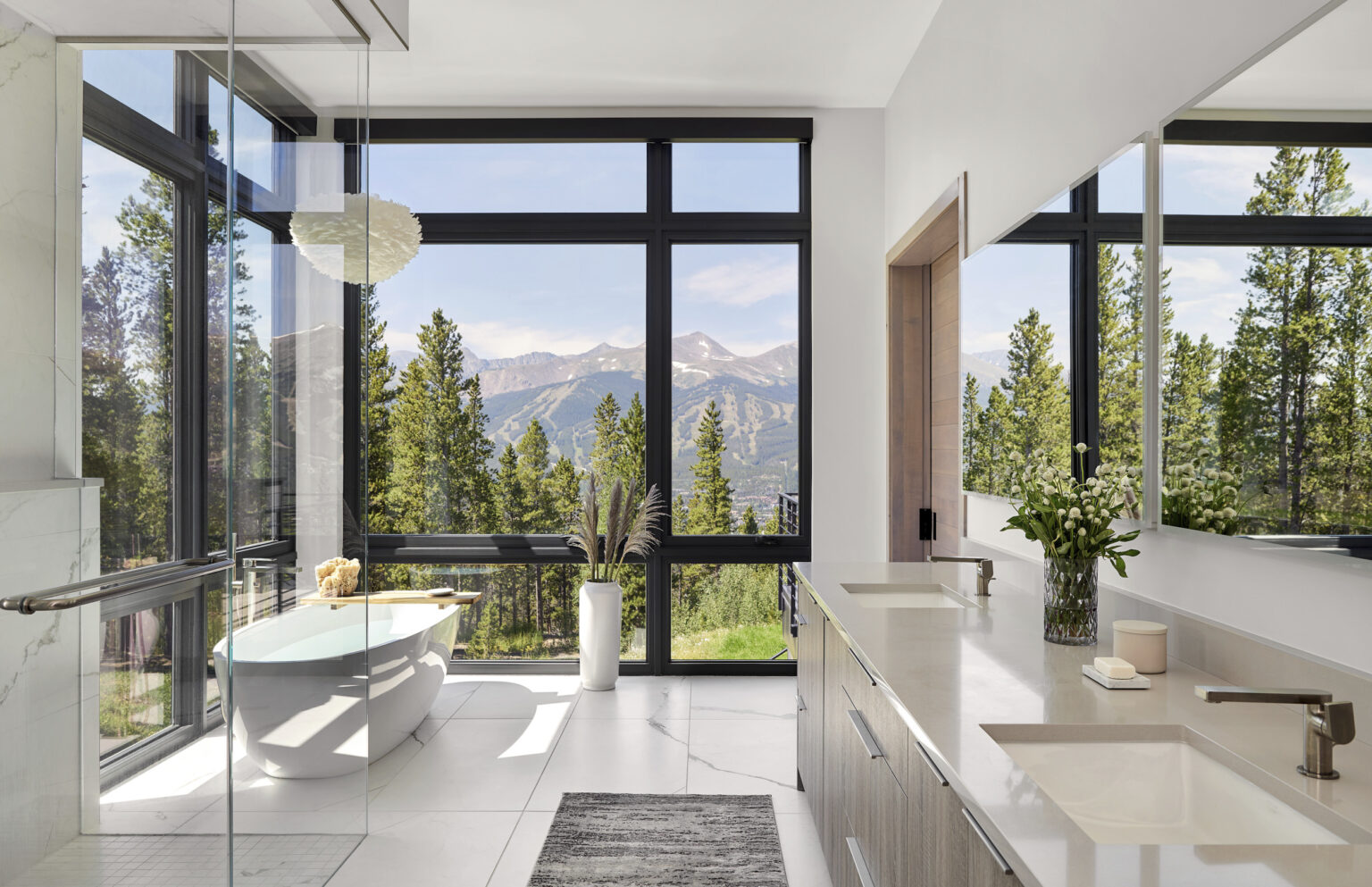 Colorado Homes &amp; Lifestyles Magazine Home of the Year, photographed by Dallas + Harris, showcases a luxury Breckenridge residence. Archtecture by KA Design.