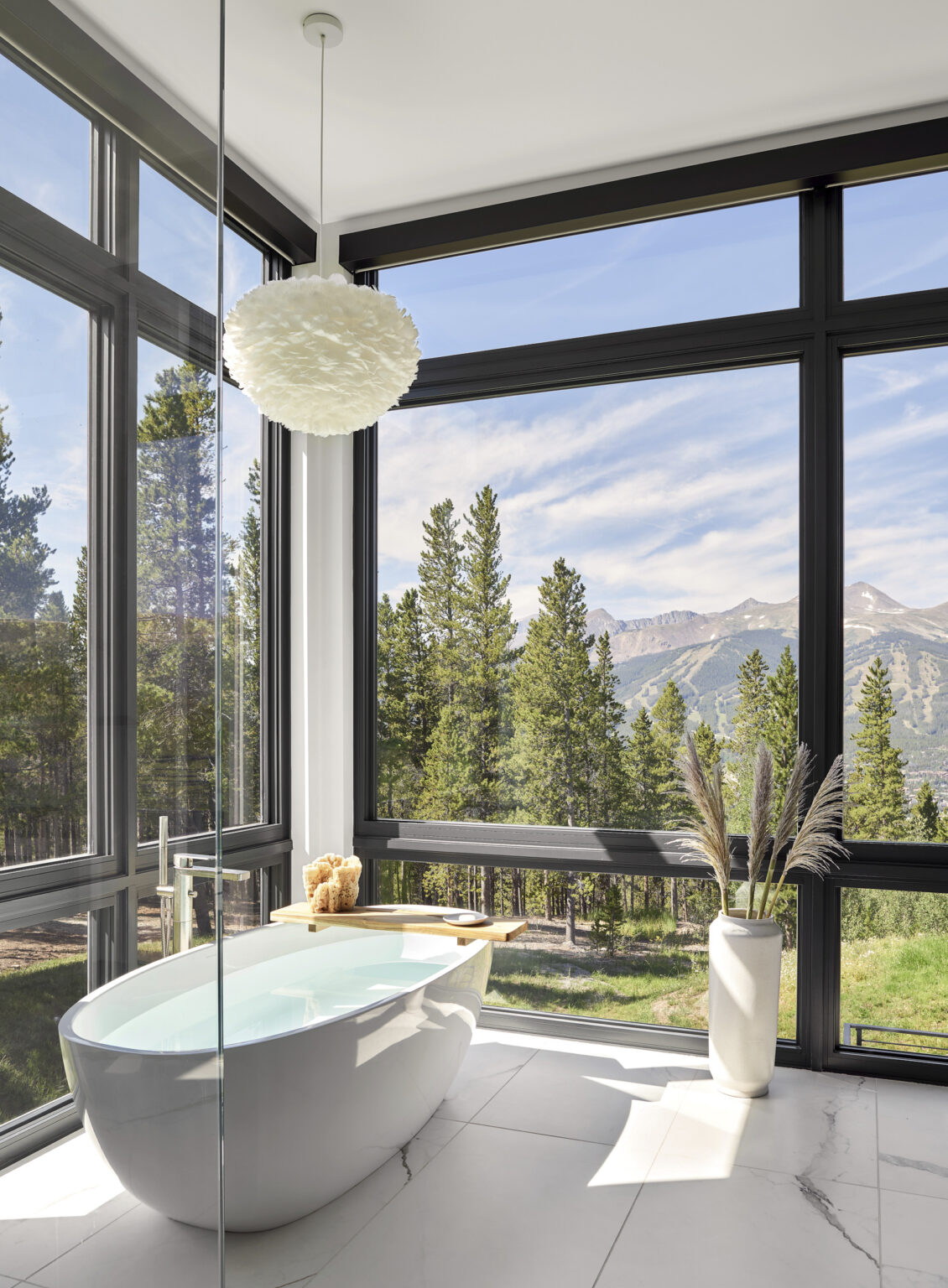 Colorado Homes &amp; Lifestyles Magazine Home of the Year, photographed by Dallas + Harris, showcases a luxury Breckenridge residence. Archtecture by KA Design.