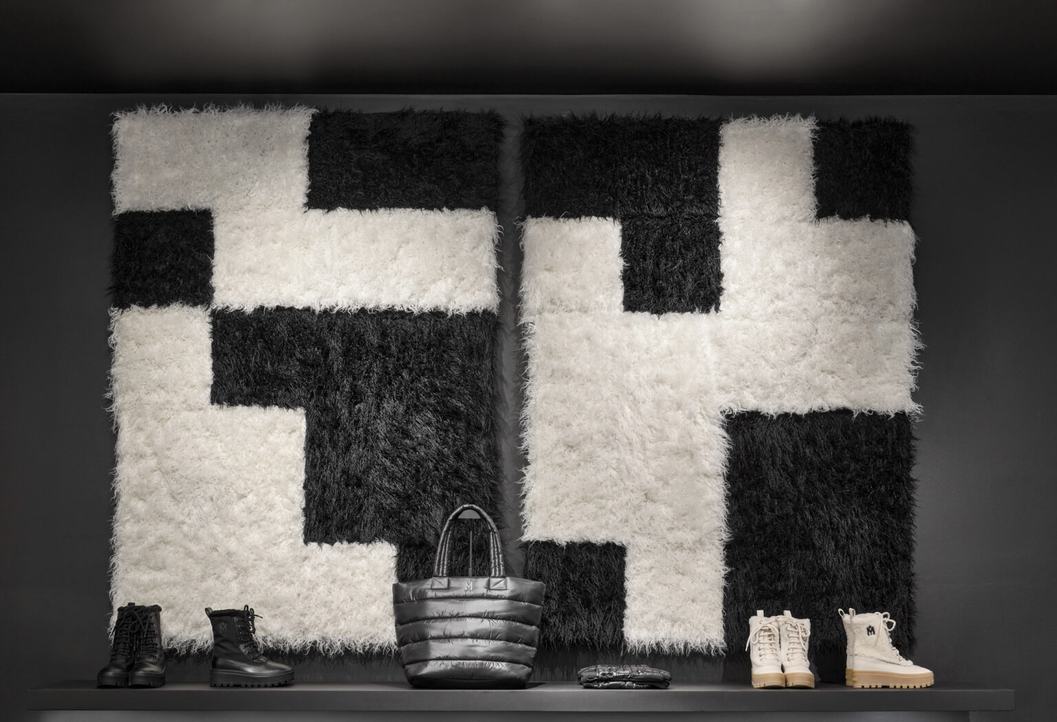 Mackage Luxury outerwear store in Aspen Photographed by Dallas + Harris