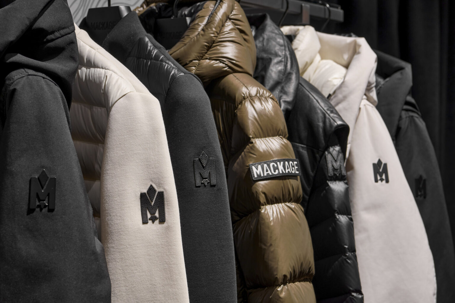 Mackage Luxury outerwear store in Aspen Photographed by Dallas + Harris
