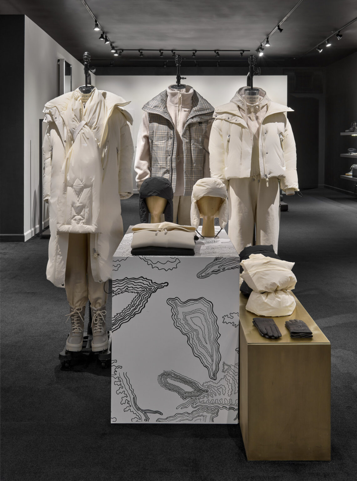 Mackage Luxury outerwear store in Aspen Photographed by Dallas + Harris