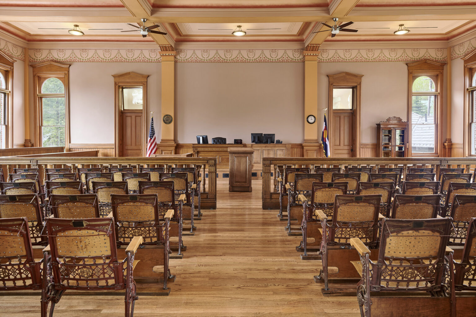 Ouray courthouse remodle, is a fine example of histiric architecture being combined with new construction.