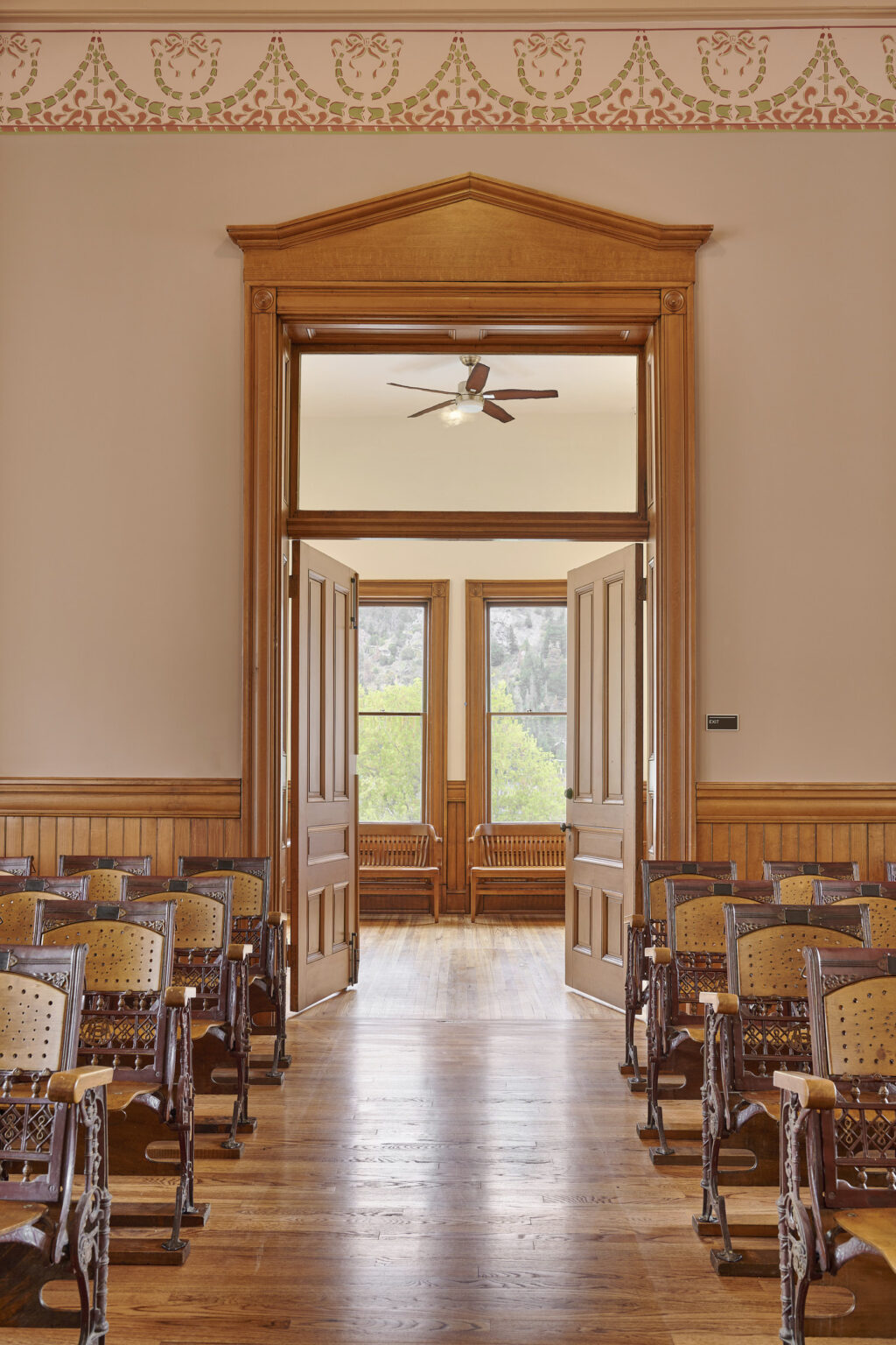Ouray courthouse remodle, is a fine example of histiric architecture being combined with new construction.