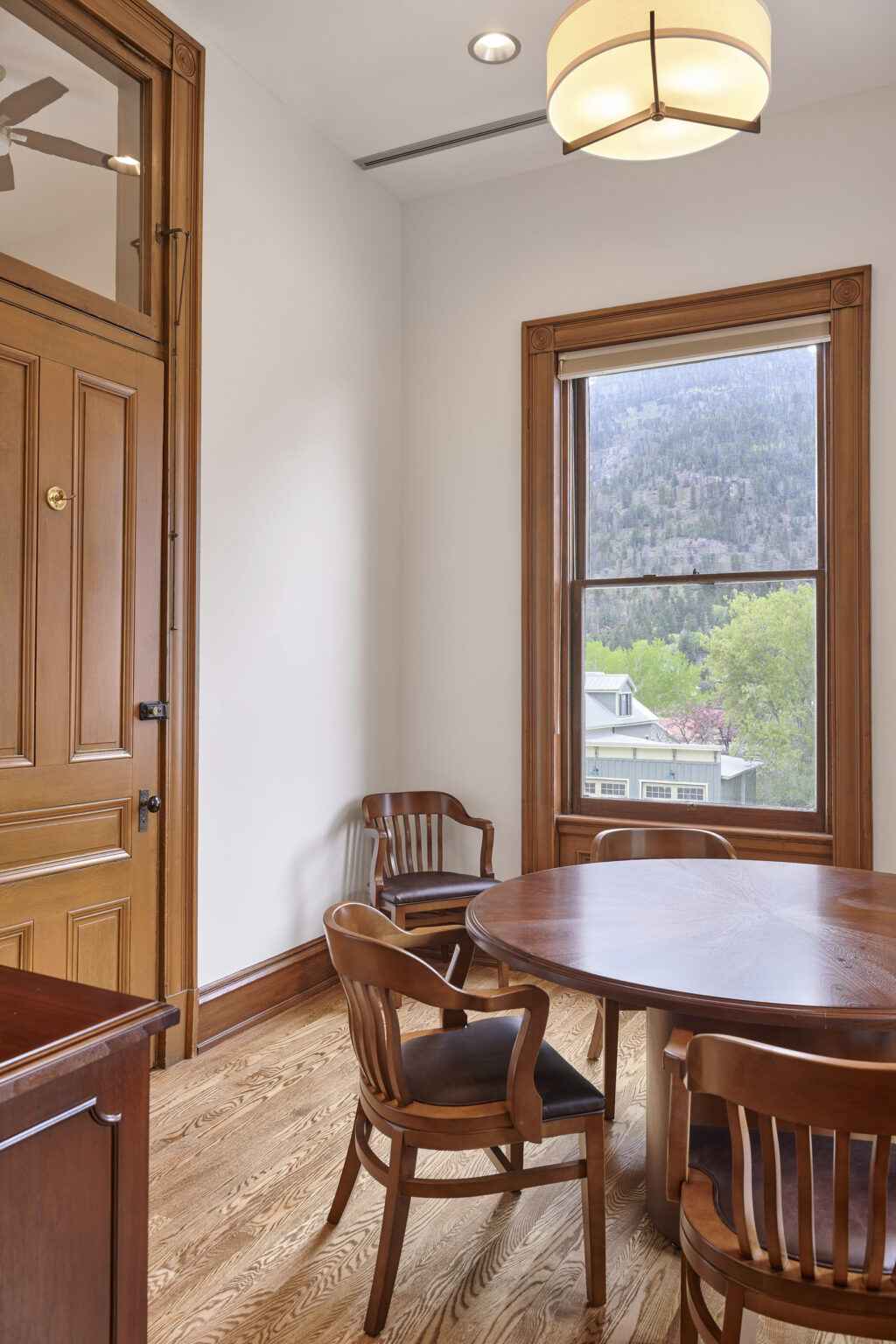 Ouray courthouse remodle, is a fine example of histiric architecture being combined with new construction.
