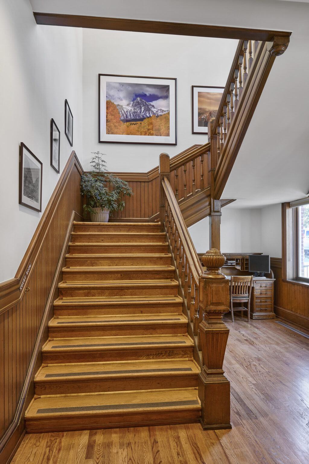 Ouray courthouse remodle, is a fine example of histiric architecture being combined with new construction.