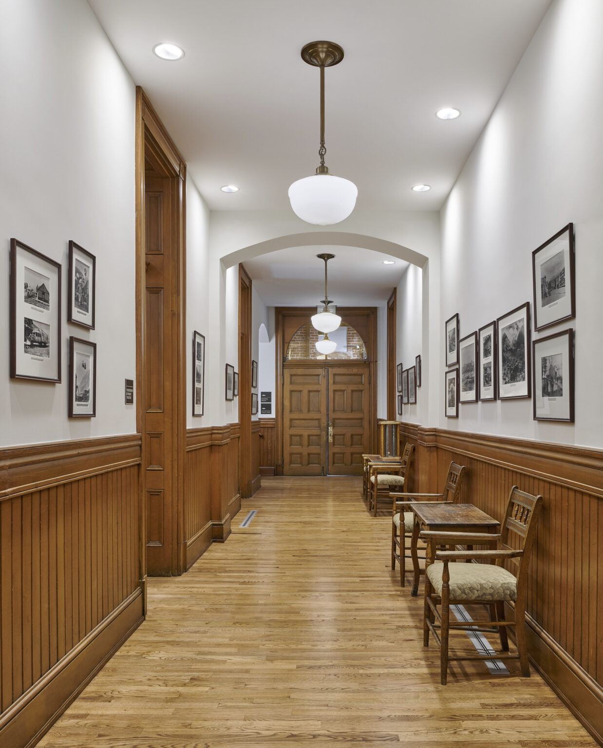 Ouray courthouse remodle, is a fine example of histiric architecture being combined with new construction.