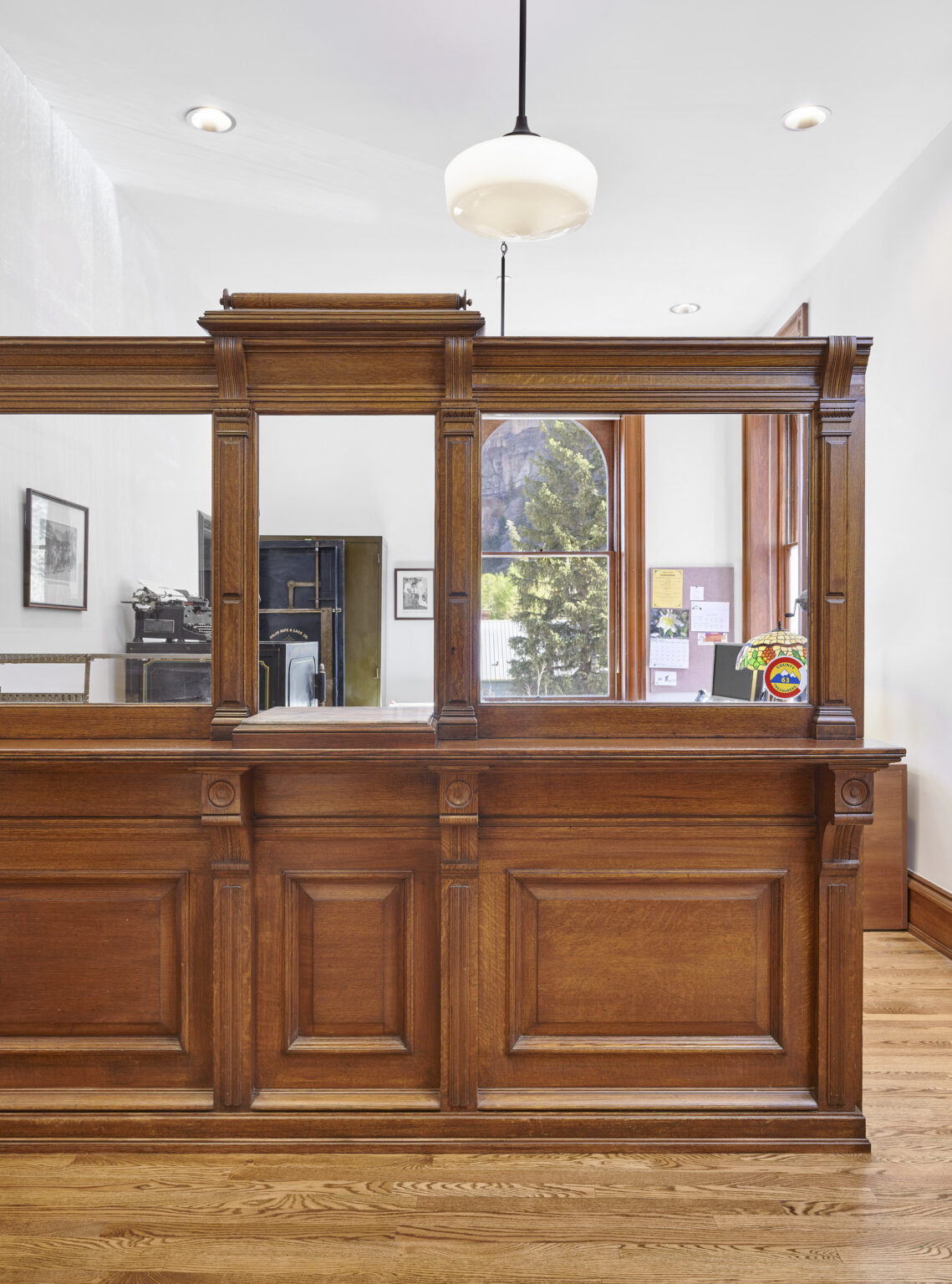 Ouray courthouse remodle, is a fine example of histiric architecture being combined with new construction.