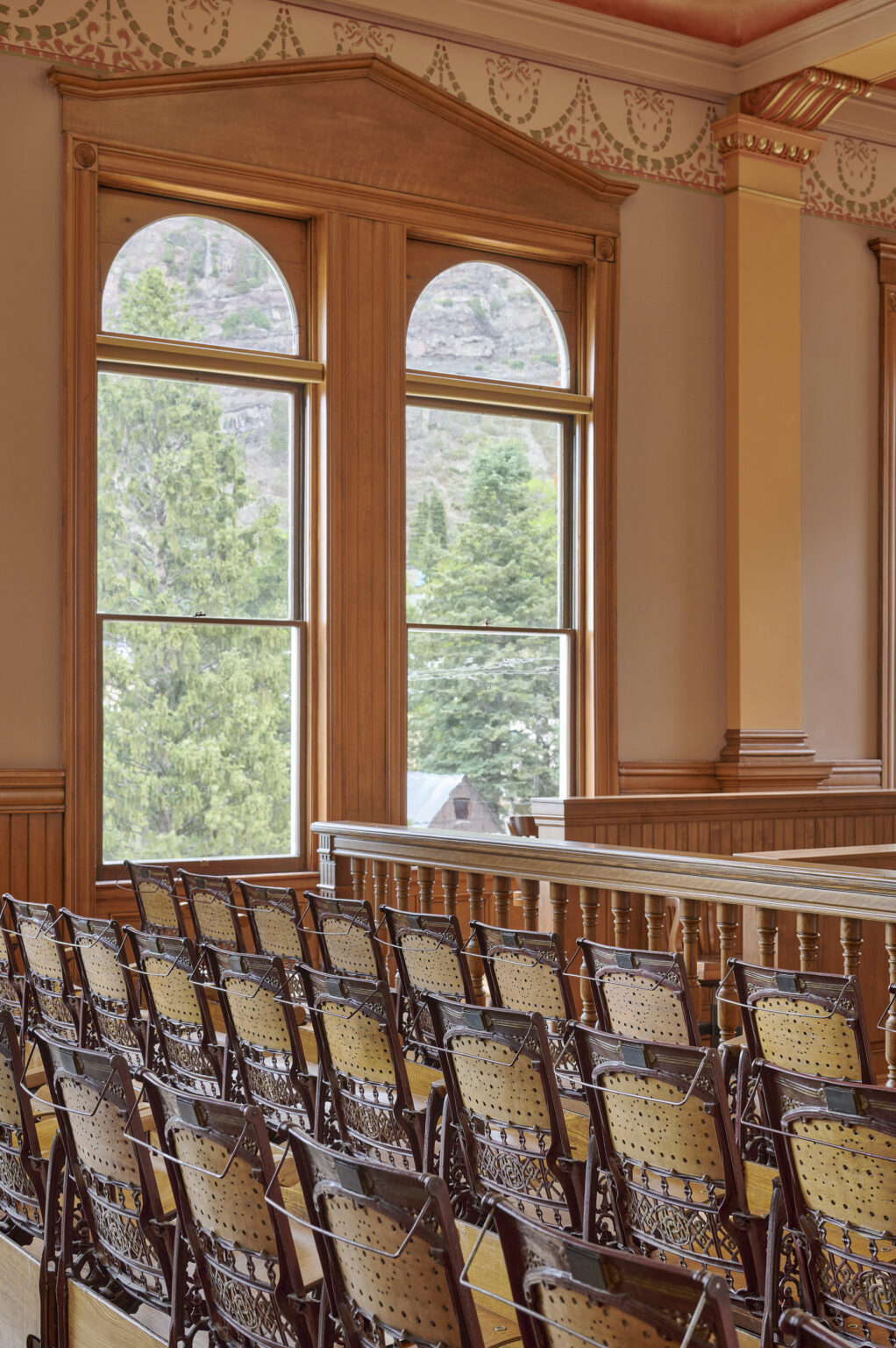 Ouray courthouse remodle, is a fine example of histiric architecture being combined with new construction.