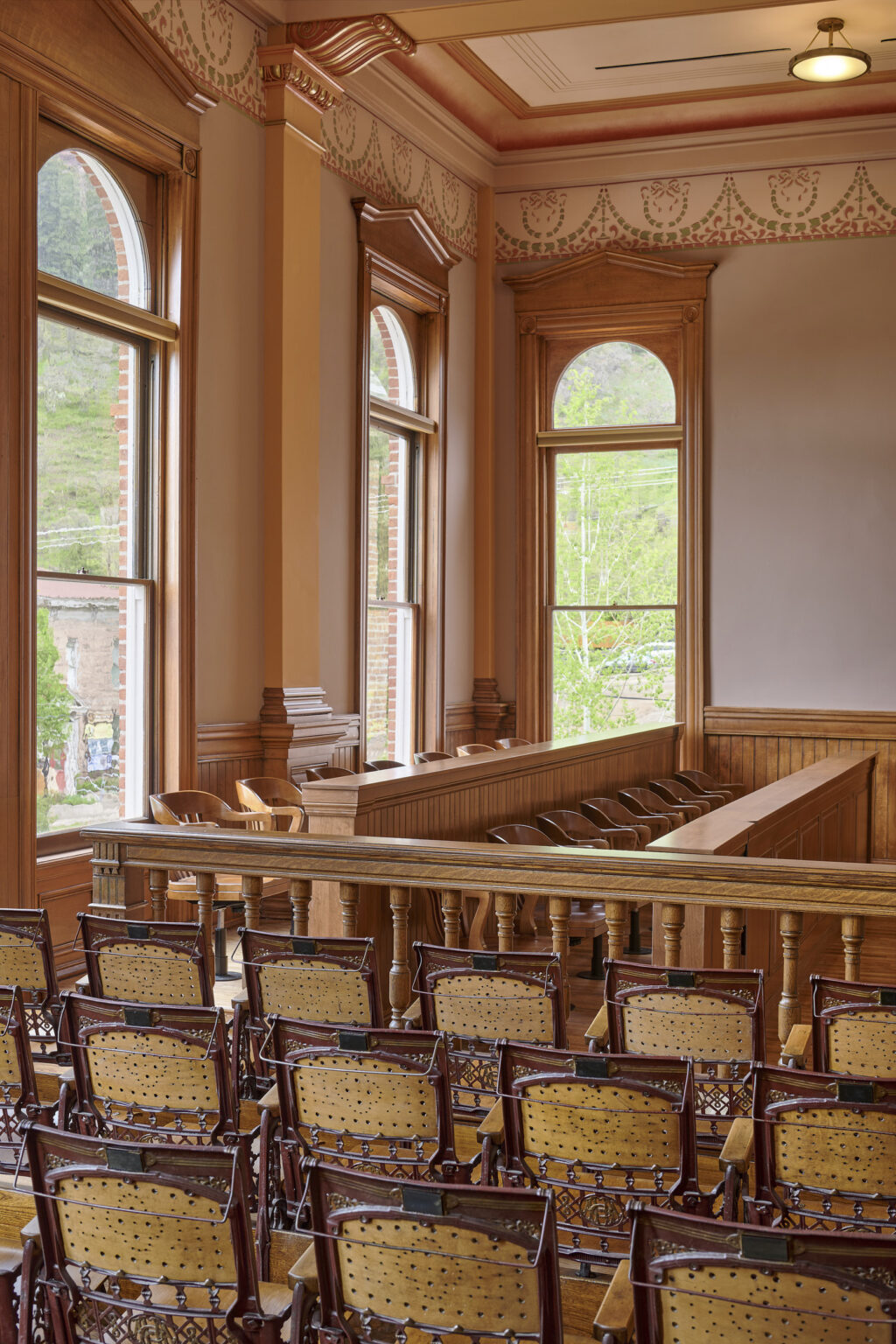 Ouray courthouse remodle, is a fine example of histiric architecture being combined with new construction.