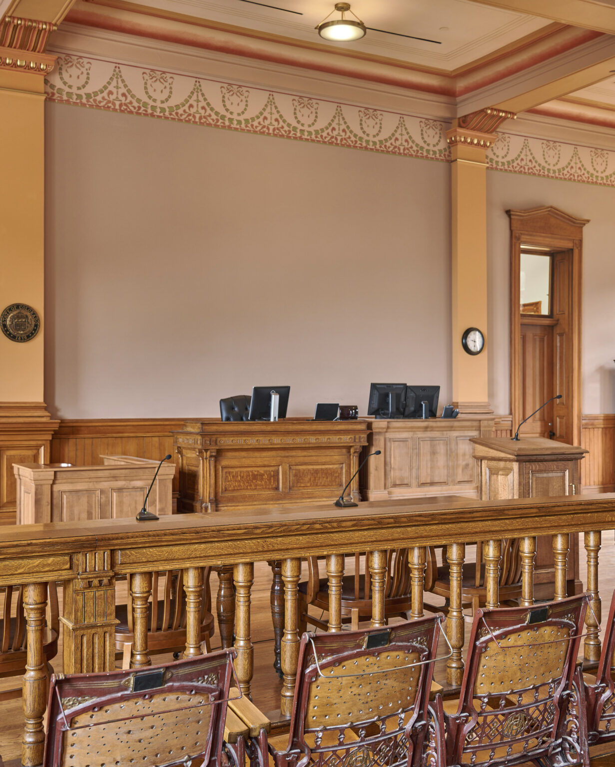 Ouray courthouse remodle, is a fine example of histiric architecture being combined with new construction.