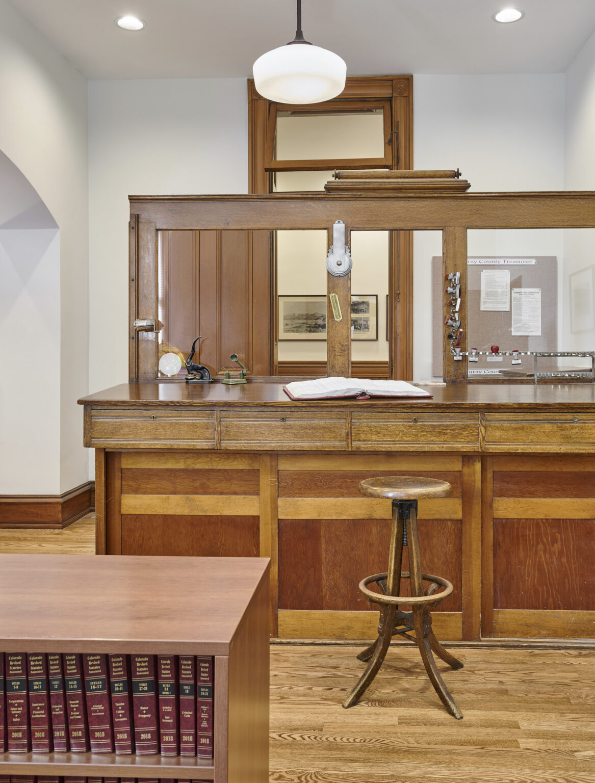 Ouray courthouse remodle, is a fine example of histiric architecture being combined with new construction.